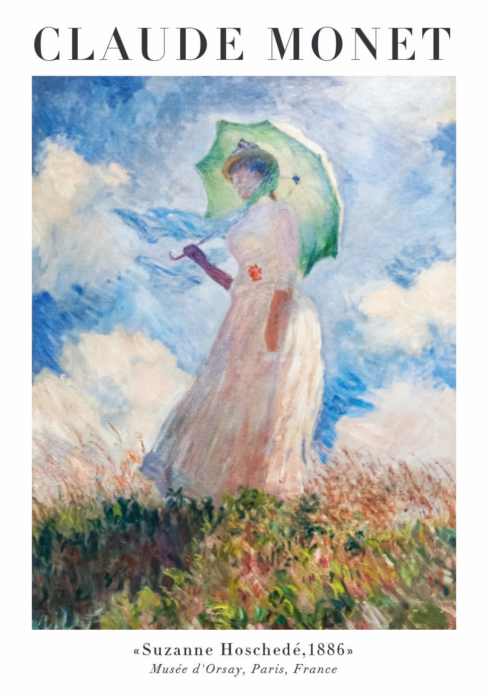 Claude Monet - Suzanne Hoschedé Plakat - Posterbox.dk