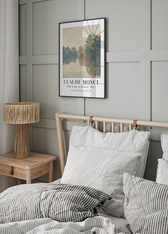 Claude Monet The Seine at Giverny Plakat - Posterbox.dk