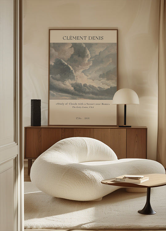 Clément Denis Cloud Study Plakat - Posterbox.dk