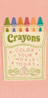 Color Your World Crayons Plakat - Posterbox