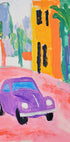 Colorful City Car Plakat - Posterbox.dk
