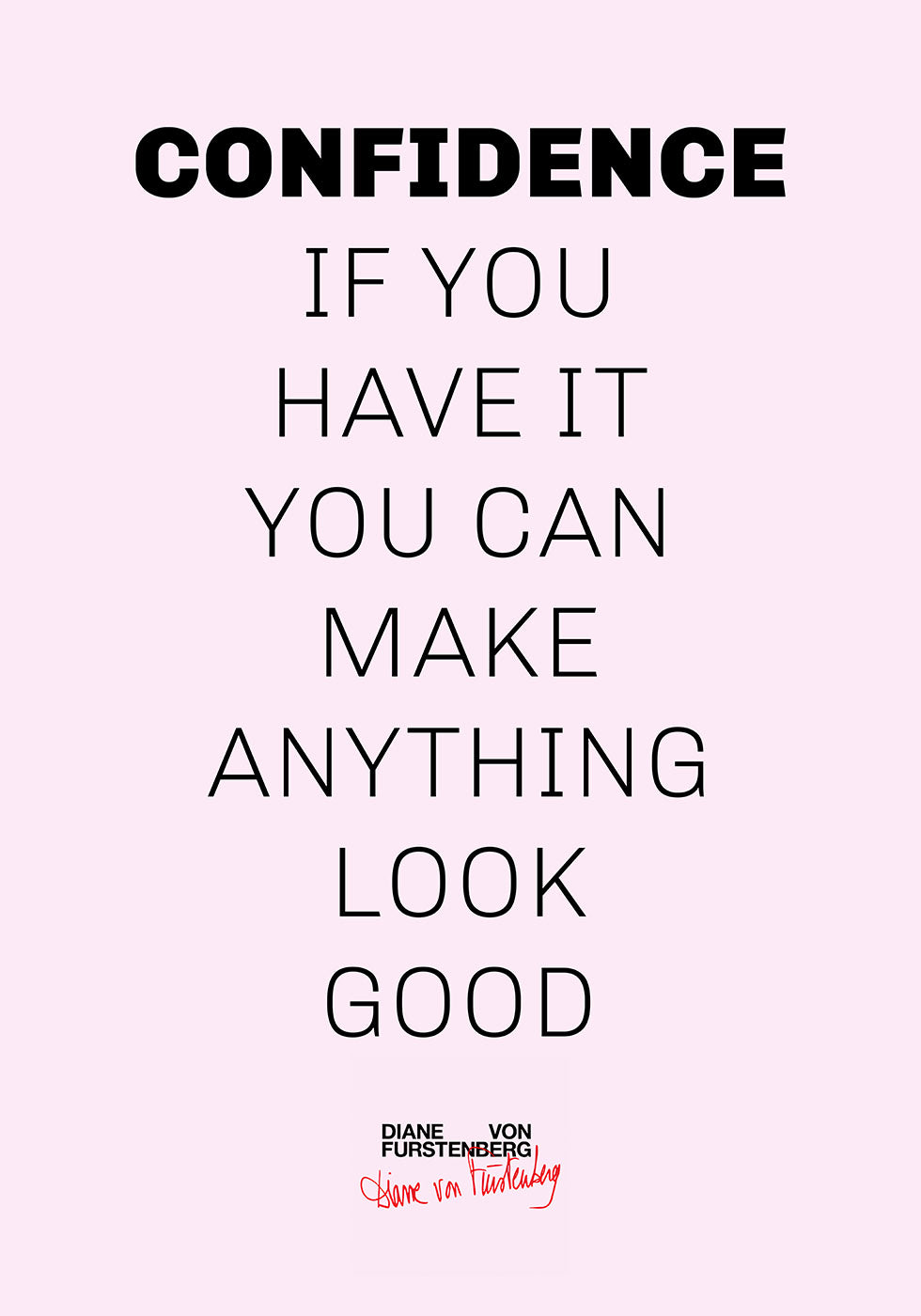 Confidence Quote Plakat - Posterbox.dk