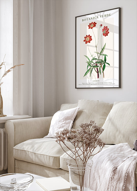 Cosmos Botanical Plakat - Posterbox.dk