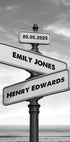 Crossroads of Love, Personalized Signpost Plakat - Posterbox.dk
