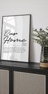 Custom Home Coordinates Plakat - Posterbox.dk