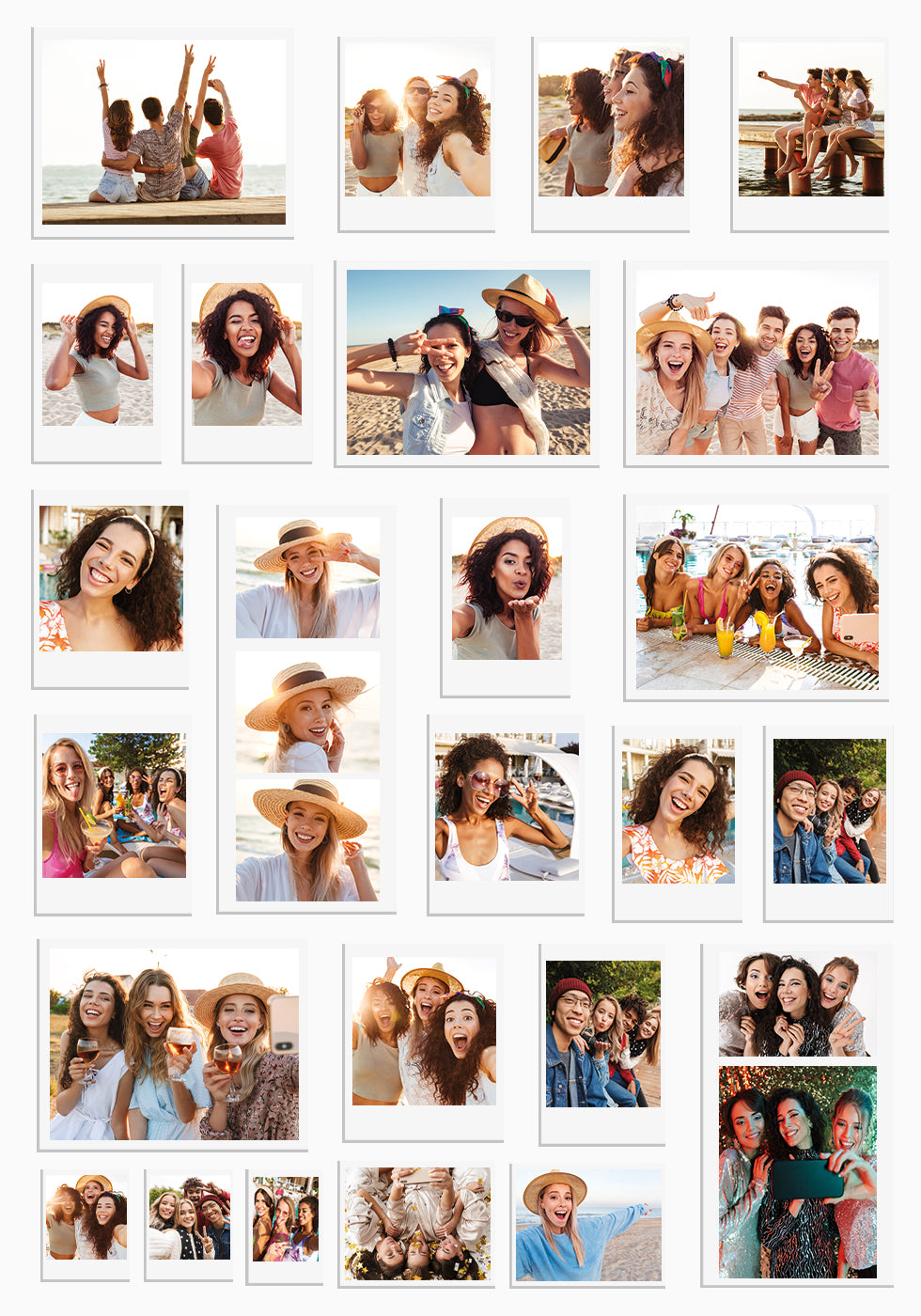 Custom Polaroid Memory Plakat - Posterbox.dk