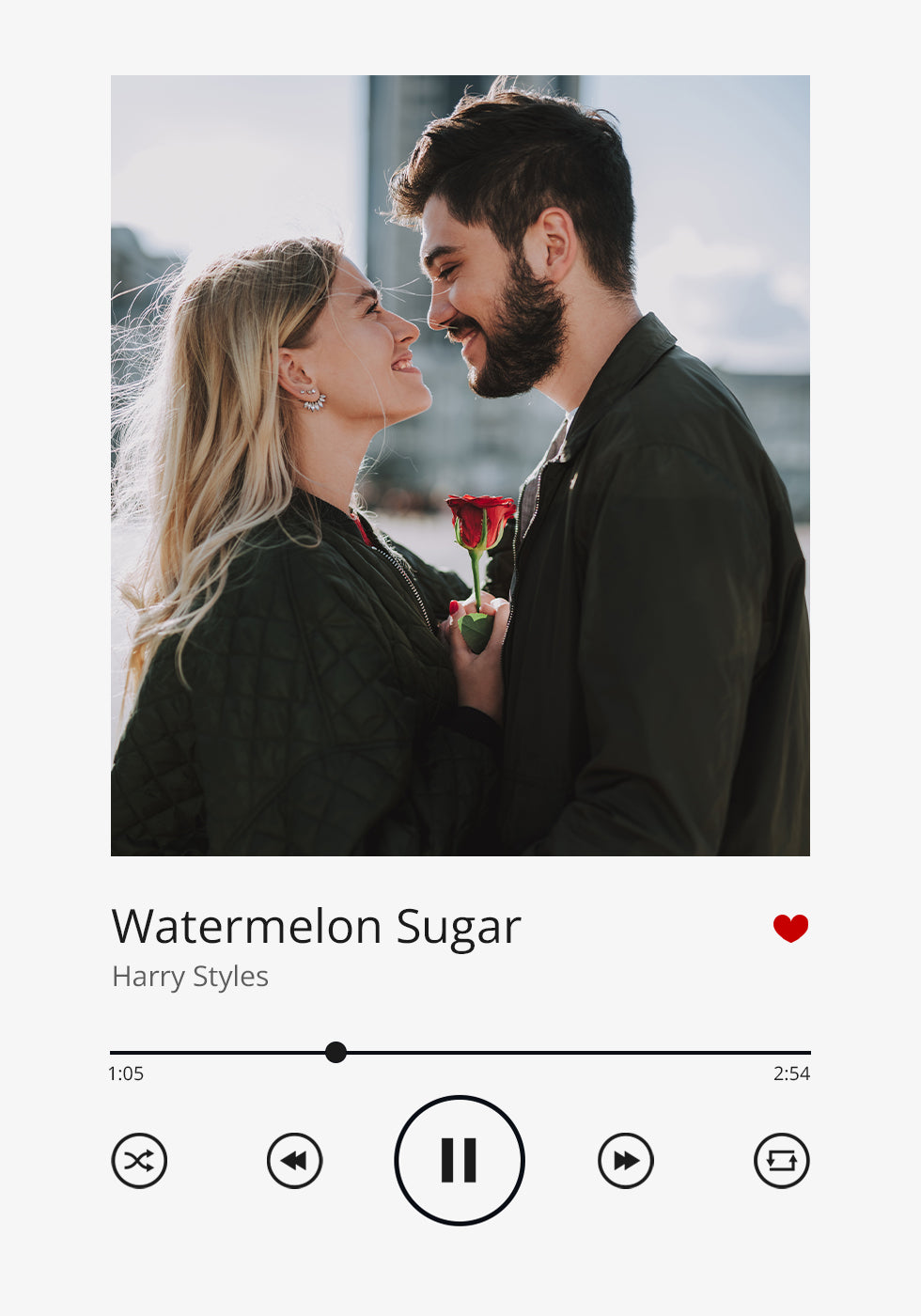 Custom Song Plaque Plakat - Posterbox.dk