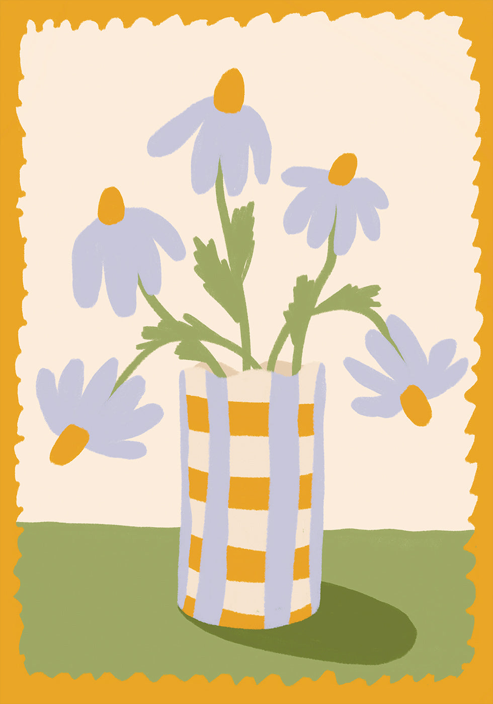 Cute Flowers in a Vase Plakat - Posterbox.dk
