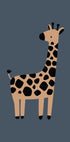 Cute Giraffe Ilustration Plakat - Posterbox.dk