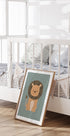 Cute Lion Illustration Plakar - Posterbox.dk