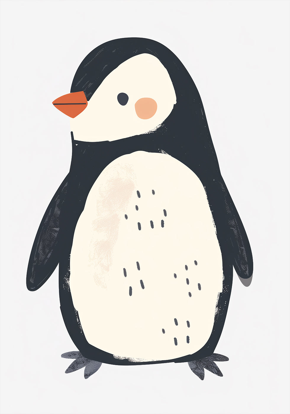 Cute Penguin Plakat - Posterbox.dk