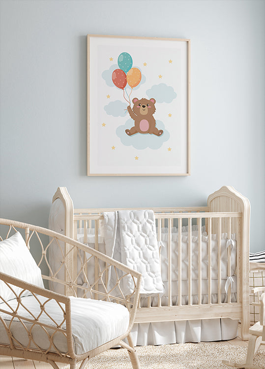 Cute Teddy Bear Plakat - Posterbox.dk