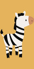 Cute Zebra Illustration Plakat - Posterbox.dk