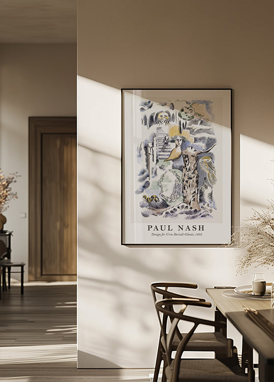 Design for Urne Buriall-Ghosts, Paul Nash Plakat - Posterbox.dk