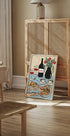 Dinner Table, French Wine and Cheese Setting Plakat - Posterbox.dk