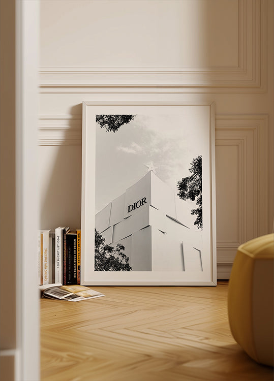 Dior Miami Boutique Black & White Plakat - Posterbox