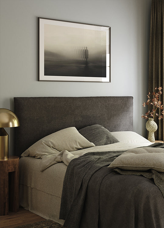 Disappearing Into the Fog, Shadow Man Plakat - Posterbox.dk