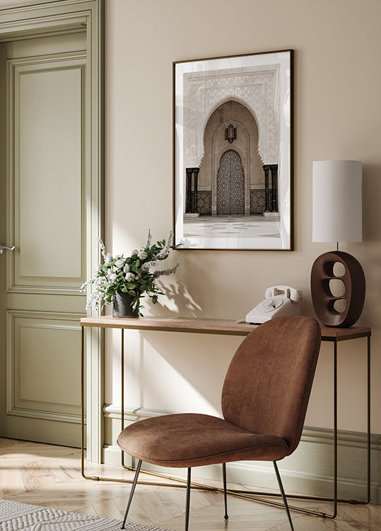 Door of the Hassan II Mosque, Casablanca Plakat - Posterbox.dk