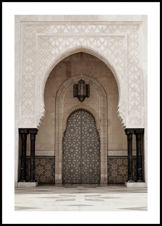 Door of the Hassan II Mosque, Casablanca Plakat - Posterbox.dk