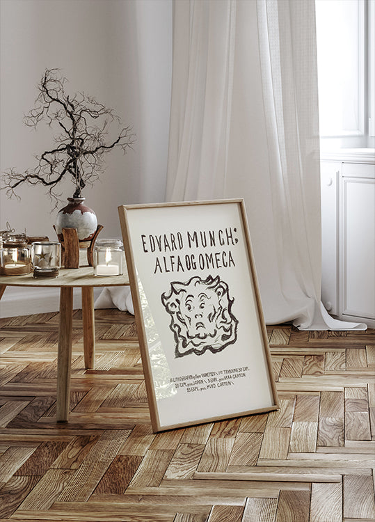 Edvard Munch: Alpha and Omega lithograph Plakat - Posterbox.dk