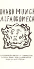 Edvard Munch: Alpha and Omega lithograph Plakat - Posterbox.dk