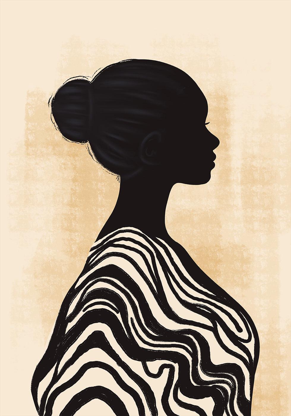 Elegant Silhouette Plakat - Posterbox