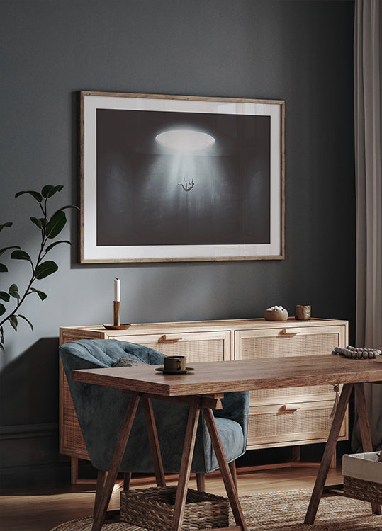 Falling from Hole of Light Plakat - Posterbox.dk