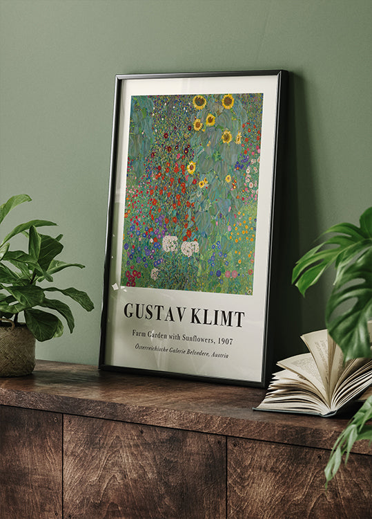 Farm Garden with Sunflowers Plakat - Posterbox.dk