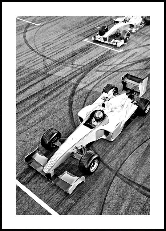 Formula Burnouts Plakat - Posterbox.dk