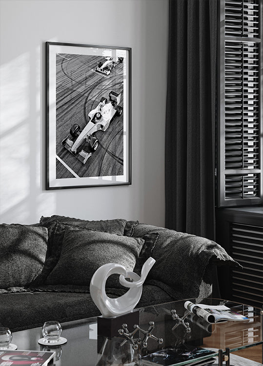 Formula Burnouts Plakat - Posterbox.dk