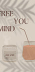 Free Your Mind 2, Calming Summer with Candle and Juice Glass Plakat - Posterbox