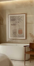 Free Your Mind 2, Calming Summer with Candle and Juice Glass Plakat - Posterbox