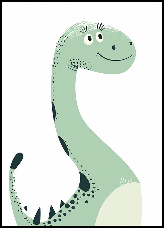 Friendly Dinosaur Plakat - Posterbox.dk