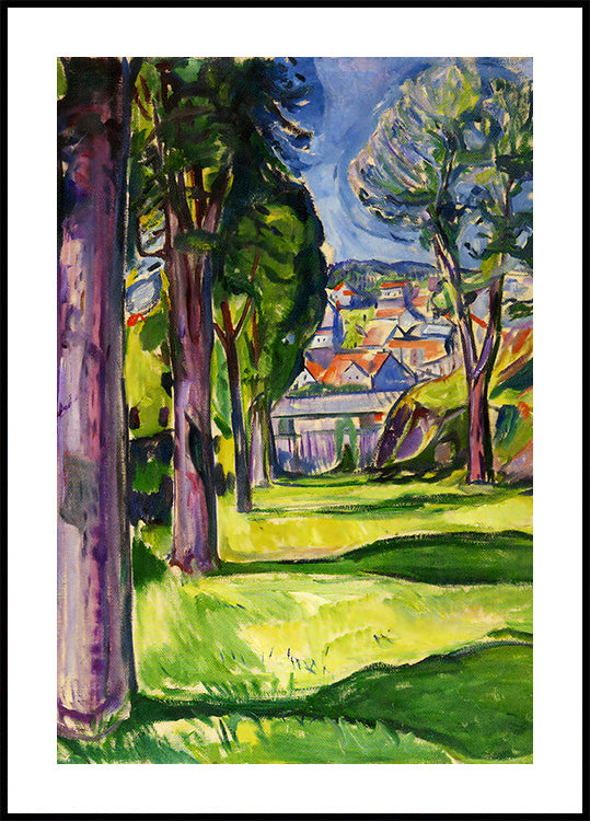 Garden in Kragerø Plakat - Posterbox.dk