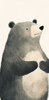 Gentle Standing Bear Plakat - Posterbox.dk
