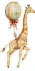 Giraffe and Balloon Plakat - Posterbox.dk