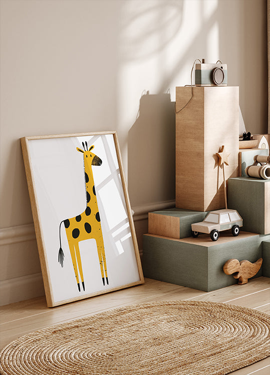 Giraffe Plakat - Posterbox.dk