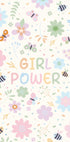Girl Power Floral Pastel Plakat - Posterbox.dk