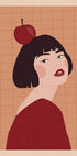 Girl with Apple Plakat - Posterbox