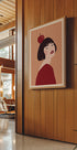 Girl with Apple Plakat - Posterbox