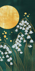 Golden Sun and Lilies Plakat - Posterbox.dk