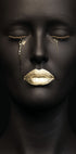 Golden Tears Portrait Plakat - Posterbox.dk