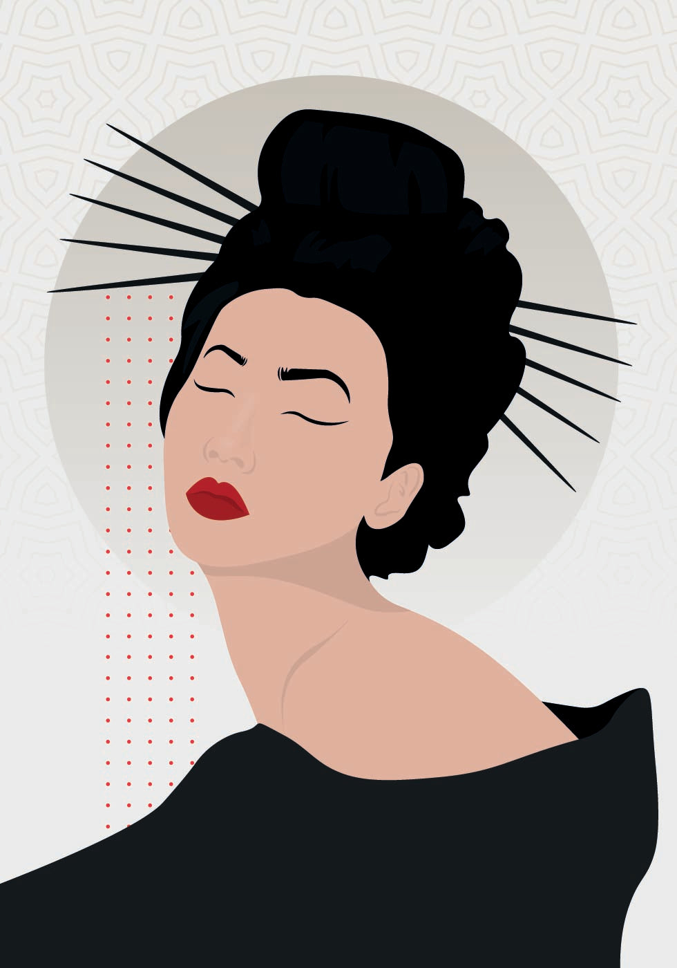 Graceful Geisha Plakat - Posterbox