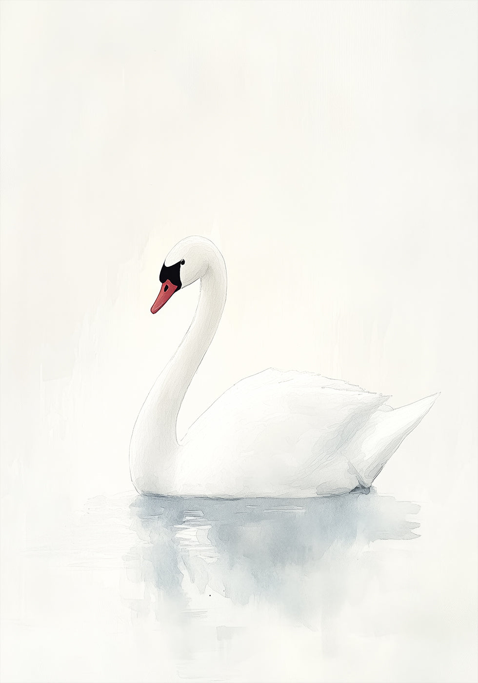Graceful Swan Plakat - Posterbox.dk