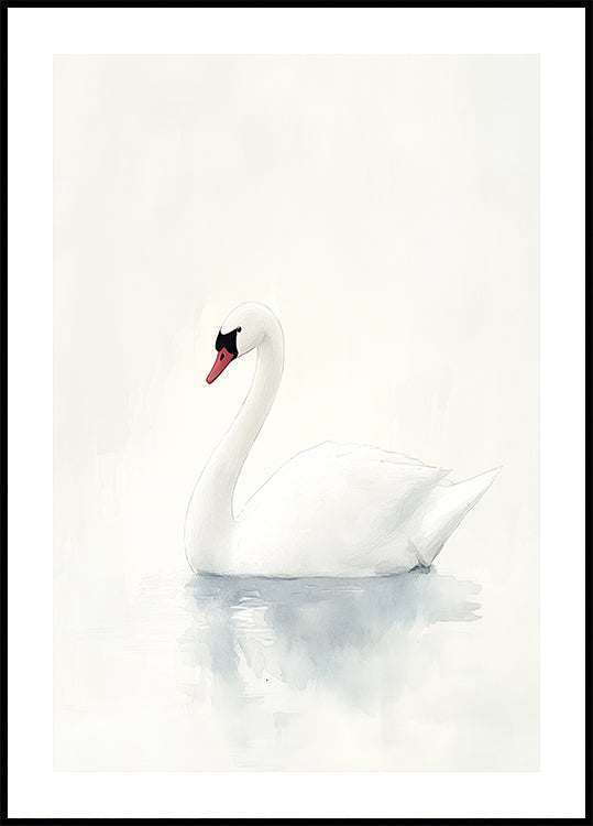 Graceful Swan Plakat - Posterbox.dk