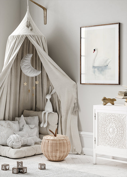 Graceful Swan Plakat - Posterbox.dk