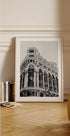 Gran Vía Madrid Architecture Black & White Plakat - Posterbox