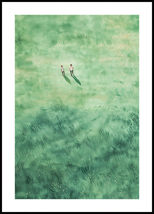 Green Grass Fields Plakat - Posterbox.dk