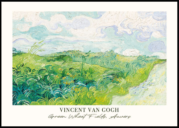 Green Wheat Fields, Auvers Plakat - Posterbox.dk