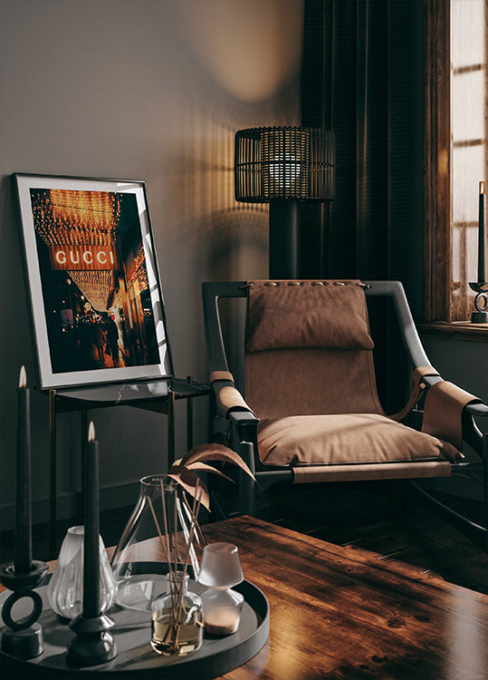 Gucci Night Lights Plakat - Posterbox.dk